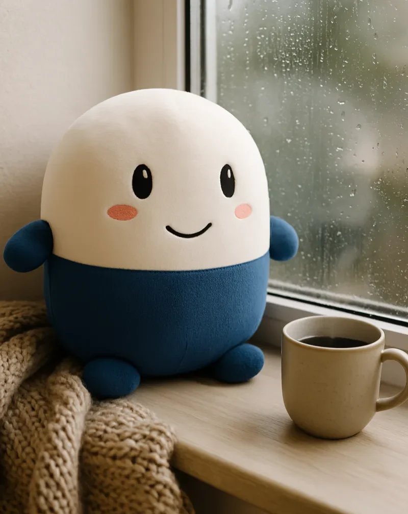Navy Blue CUPSINA 3lb Weighted Anxiety Plush
